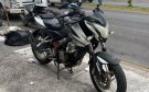 Motociclista resulta herido tras derrapar en la avenida Cuauhtémoc de Veracruz