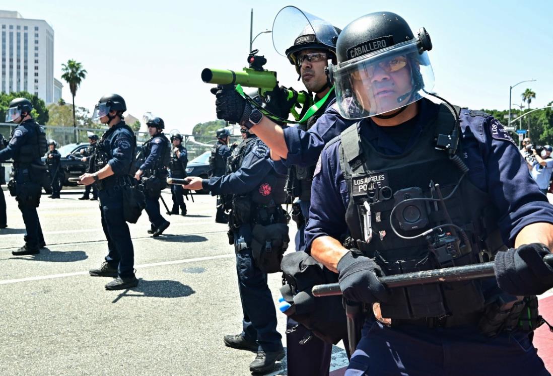 Guardia Nacional llega a Los Ángeles tras protestas por redadas migratorias en Estados Unidos