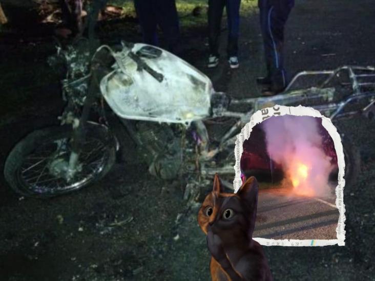 Orizaba: por celos, sujeto habría incendiado moto del novio de su expareja