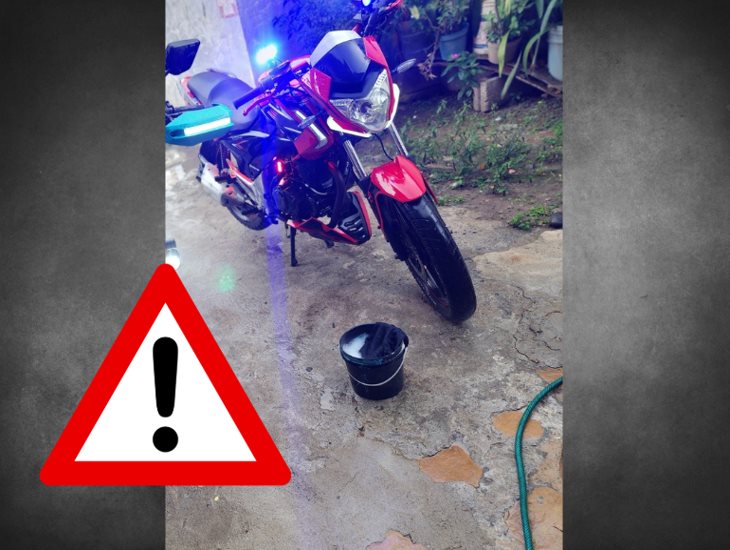 ¡Desapareció! Roban motocicleta deportiva en Misantla