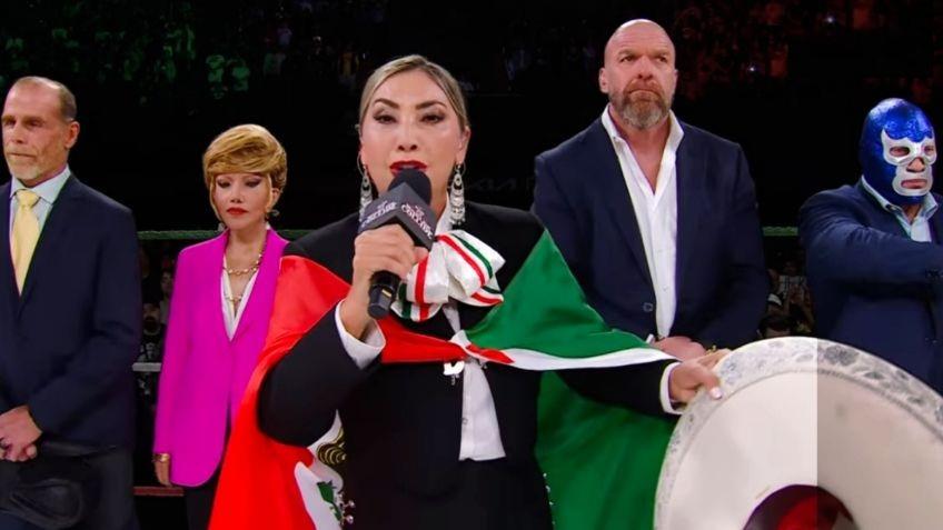 Deyra Barrera se disculpa en redes tras equivocarse al cantar el himno nacional