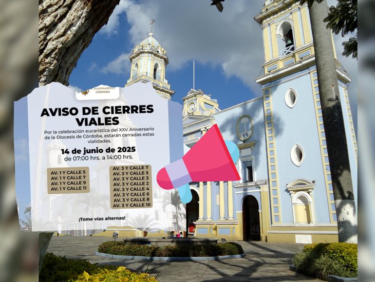 ¡Atención! Cerrarán calles este sábado en Córdoba por festejos de la Diócesis