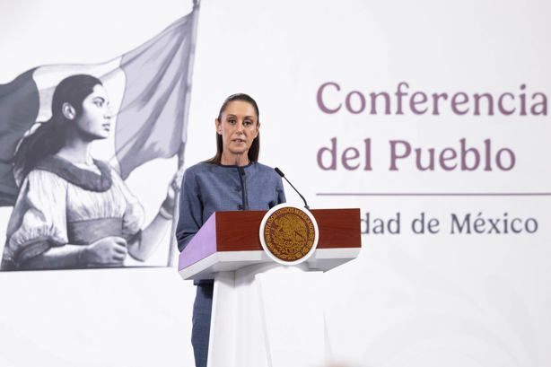 "Claramente condeno las manifestaciones violentas en Los Ángeles", responde Claudia Sheinbaum a Kristi Noem