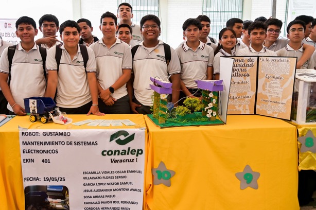 Estudiantes del Conalep I muestran su Gen Técnico