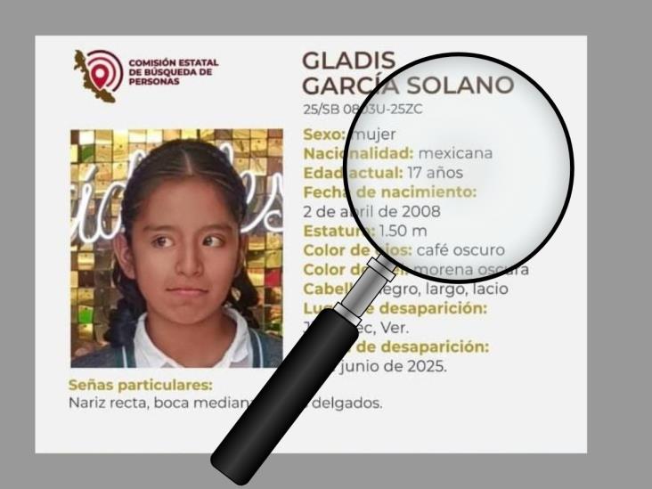 Buscan a adolescente Gladis García, desaparecida en Jilotepec, Veracruz