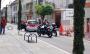 Taxi sufre conato de incendio en pleno centro de Orizaba