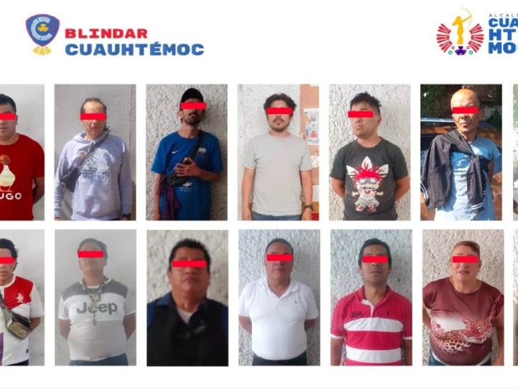 Caen 21 integrantes del sindicato Los 300 vinculados a despojos