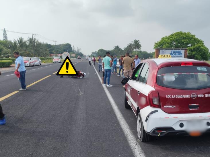Motociclista pierde la vida tras derrapar en carretera de Costa Esmeralda