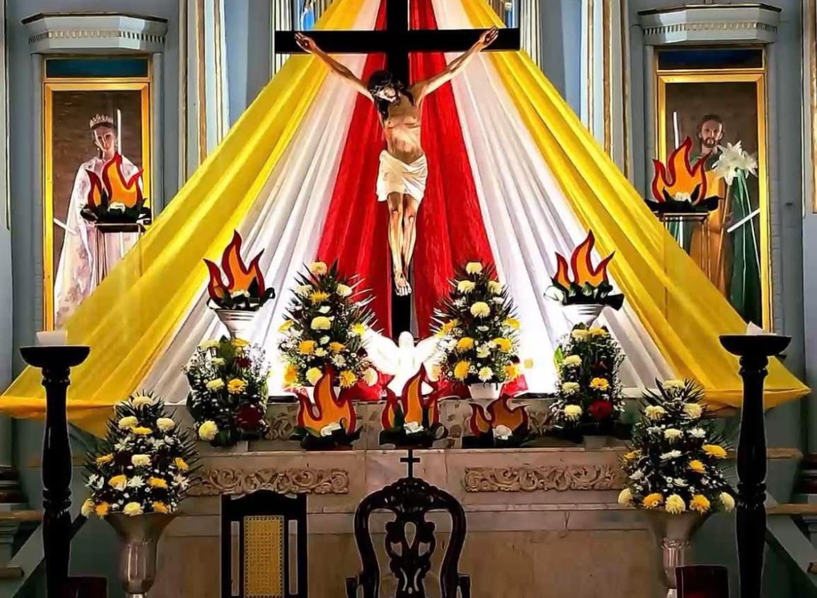 San Juan Evangelista festejó aniversario de Cristo que sangró 