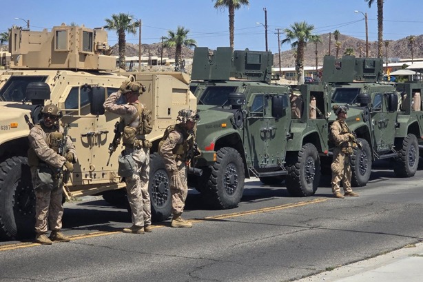 Trump despliega miles de marines y guardias nacionales en Los Ángeles ante disturbios contra redadas