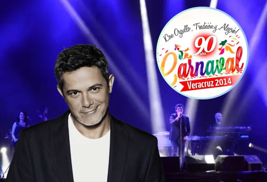 ¿Alejandro Sanz cantó en un Carnaval de Veracruz? Esto sabemos