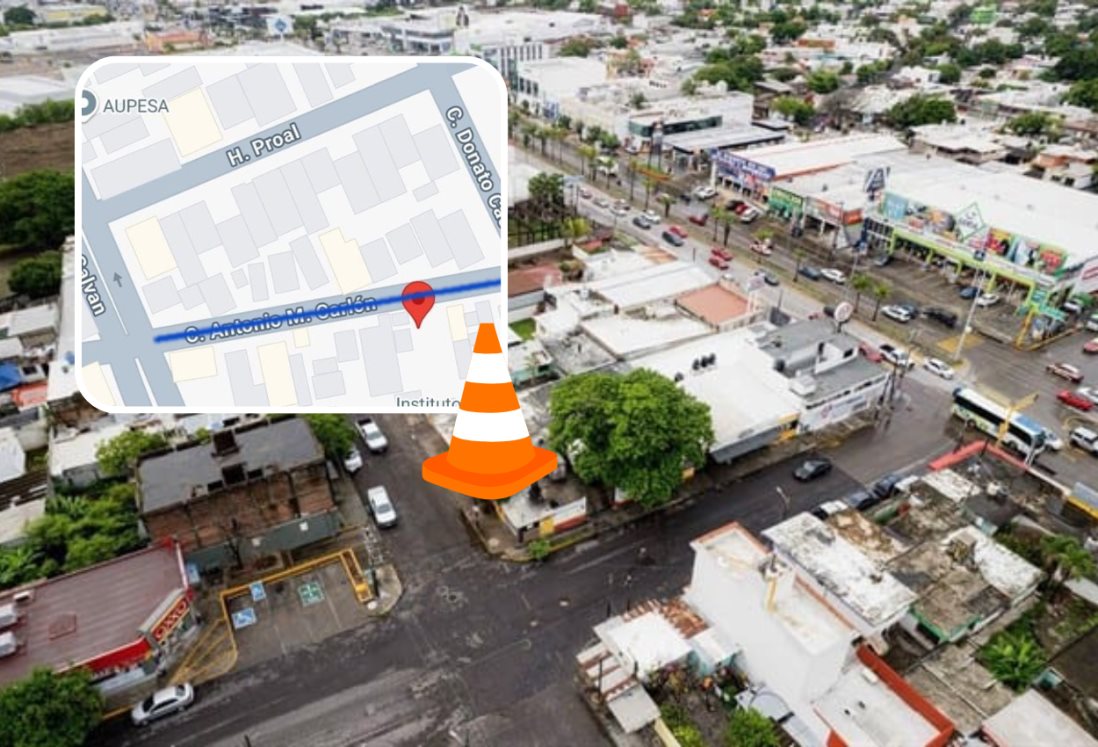 Anuncian cierre vial en calles de Boca del Río por 3 días