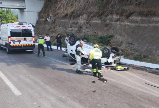Accidente en Carrillo Puerto de la autopista 150D Córdoba- Veracruz