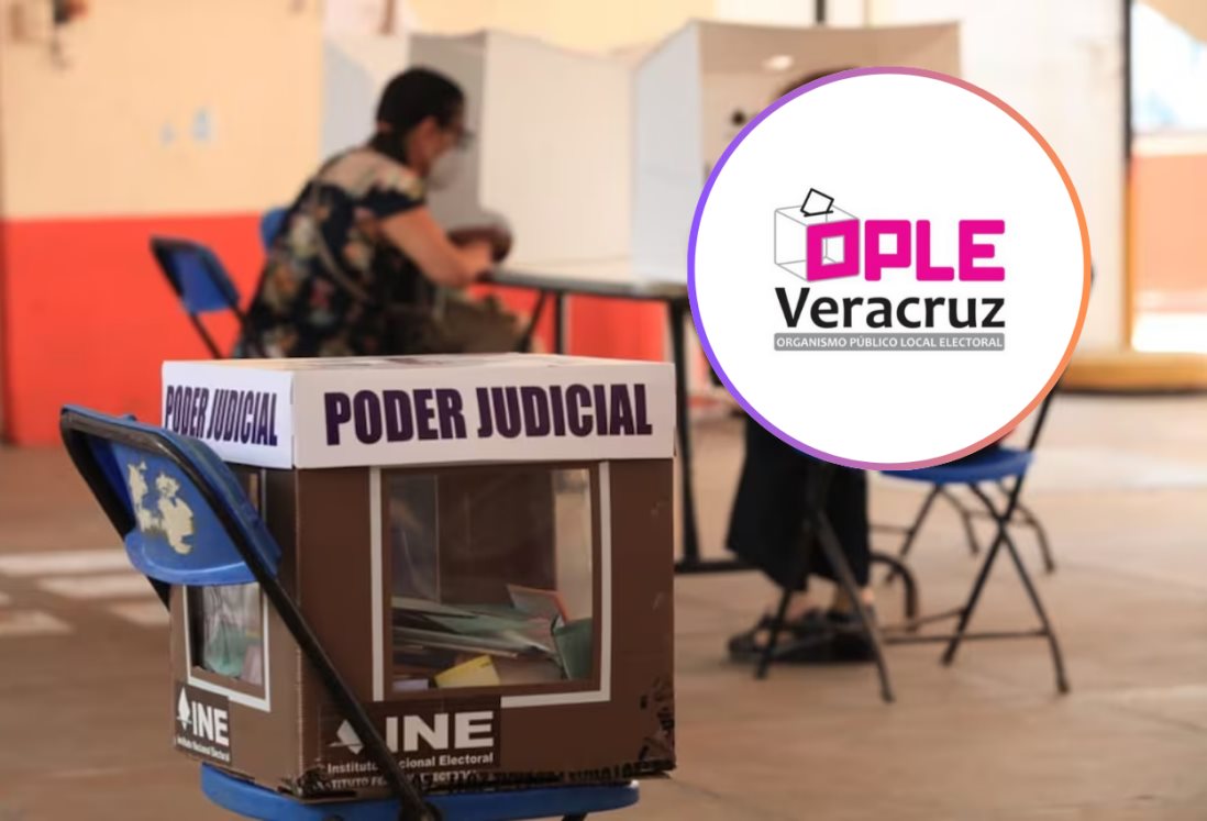 OPLE Veracruz pospone cómputo de elección al Poder Judicial; ajusta método de conteo de votos