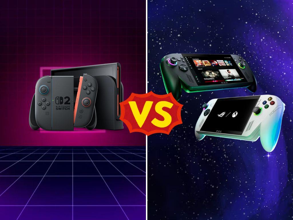 ROG Xbox Ally o Nintendo Switch 2: ¿cuál conviene más y cuáles son sus diferencias?