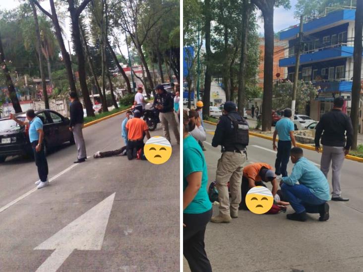 Arrollan a estudiante de secundaria en avenida Rébsamen, en Xalapa