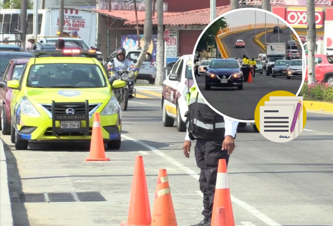 Estos son los documentos que debes presentar en un retén de tránsito de Veracruz