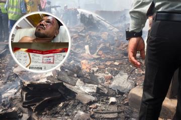 Hombre sobrevive al accidente aéreo del Air India | VIDEO