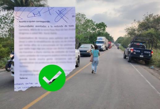 Liberan paso San Rafael-Martínez de la Torre; logran acuerdo