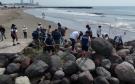 Marina recolecta más de 200 kilos de basura en playa de Boca del Río