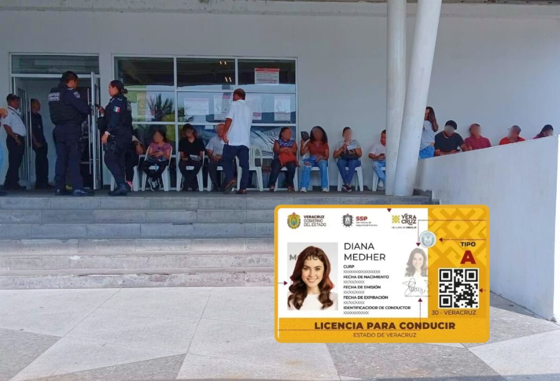 Conductores demoran hasta 3 horas para tramitar su licencia de conducir en Veracruz