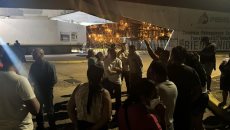 Habitantes de Mundo Nuevo se manifestaron en el complejo Cangrejera por reciente olor a químicos en el ambiente