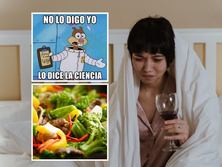 ¿Qué alimentos debo comer para evitar la resaca?