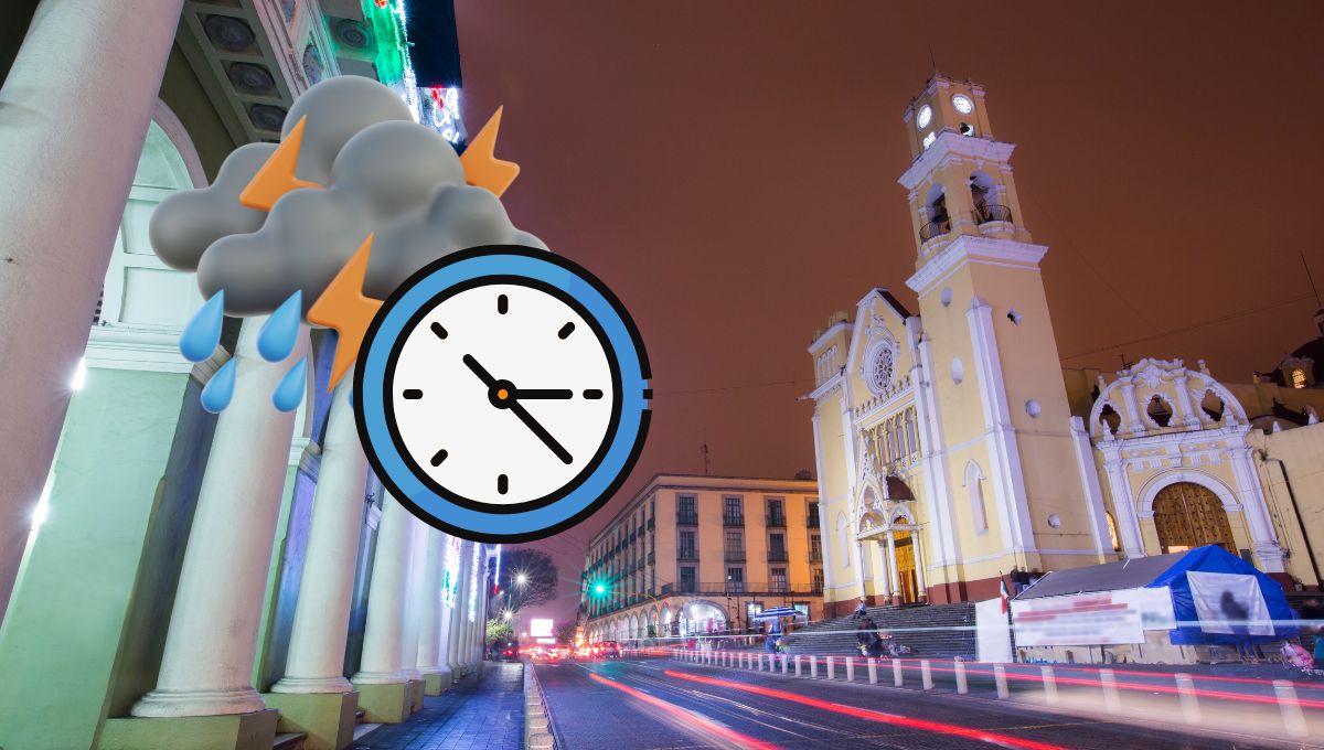 ¿A qué hora lloverá el fin de semana en Xalapa?