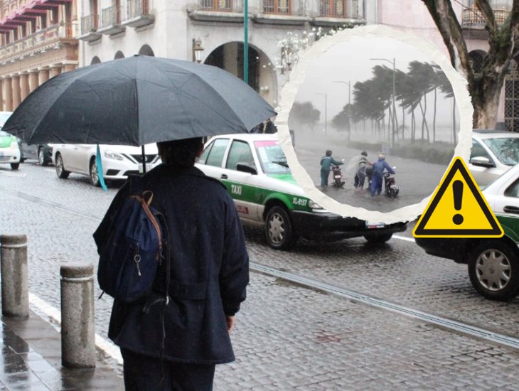 ¡Atención! hay aviso especial por lluvias en Veracruz, toma precauciones