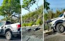 Vuelca patrulla de la SSP en Plan del Río: policías resultan heridos