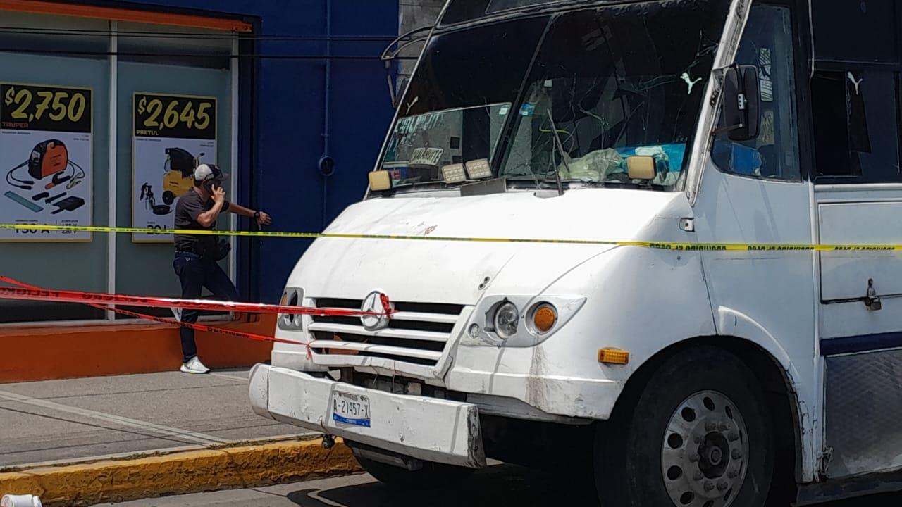 Mujer muere de infarto en autobús tras ser asaltada en pleno centro de Tuxpan