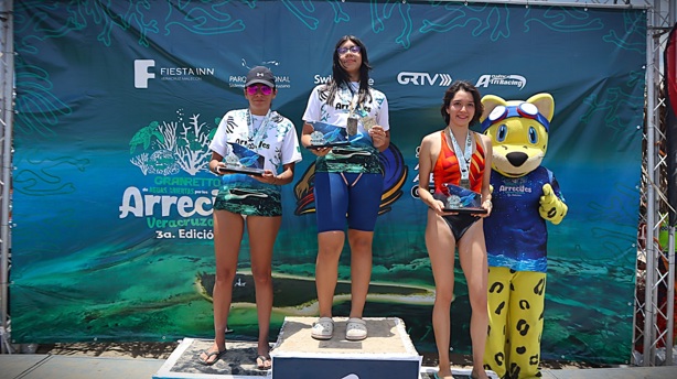 Éxito evento de Aguas Abiertas en Veracruz