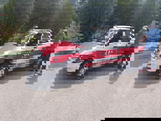 Choque entre motocicleta y taxi en Misantla deja un herido