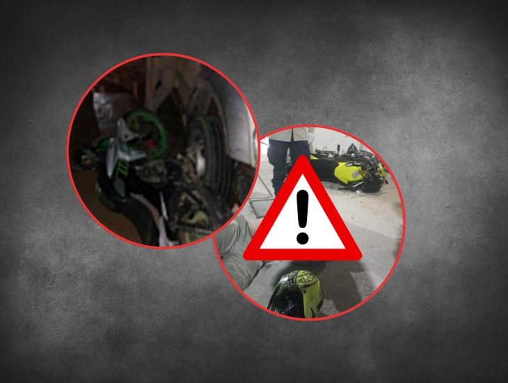 ¡Por borrachos! dos motociclistas resultan accidentados en Xalapa