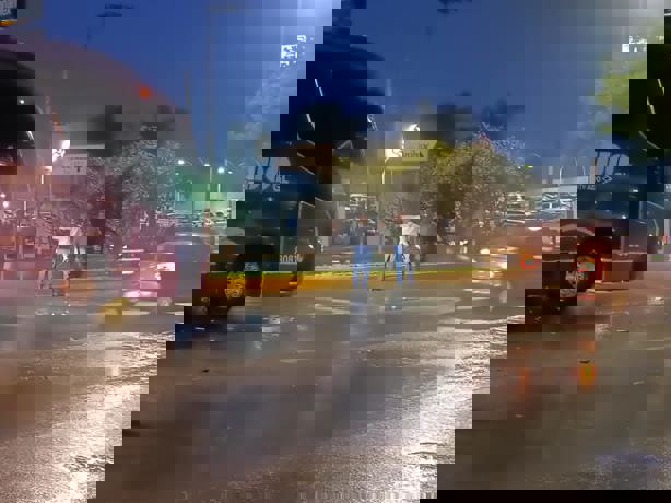 Error al volante provoca un efecto dominó vial en avenida de Xalapa