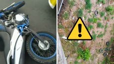 Motociclista sale volando del puente de la Divertí Plaza en la zona norte de Veracruz