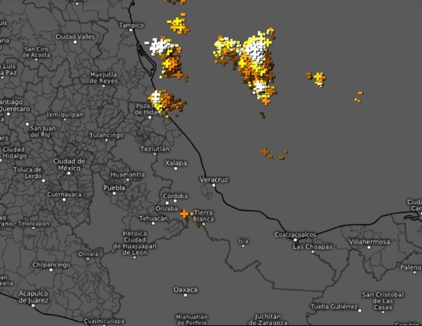 Activan Alerta Gris por lluvias en Veracruz; podrían durar toda la semana