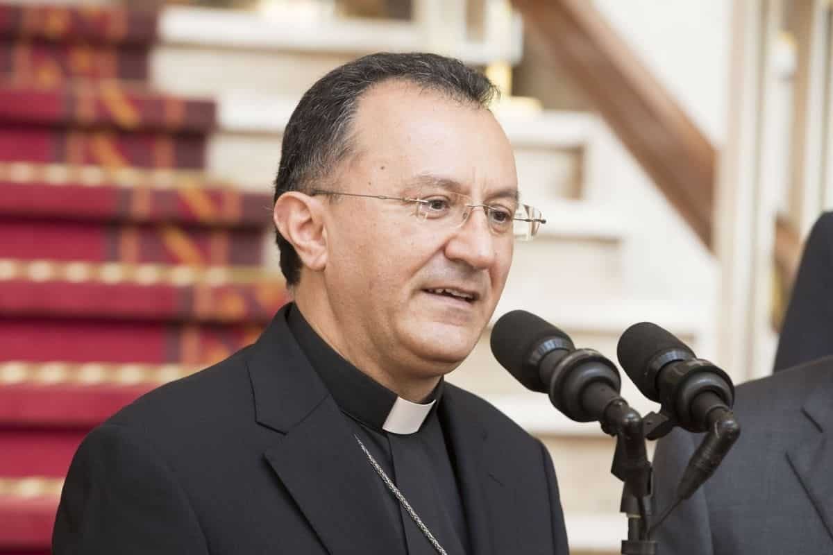 Encuentro de gobernadora Nahle y el nuncio apostólico Joseph Spiteri