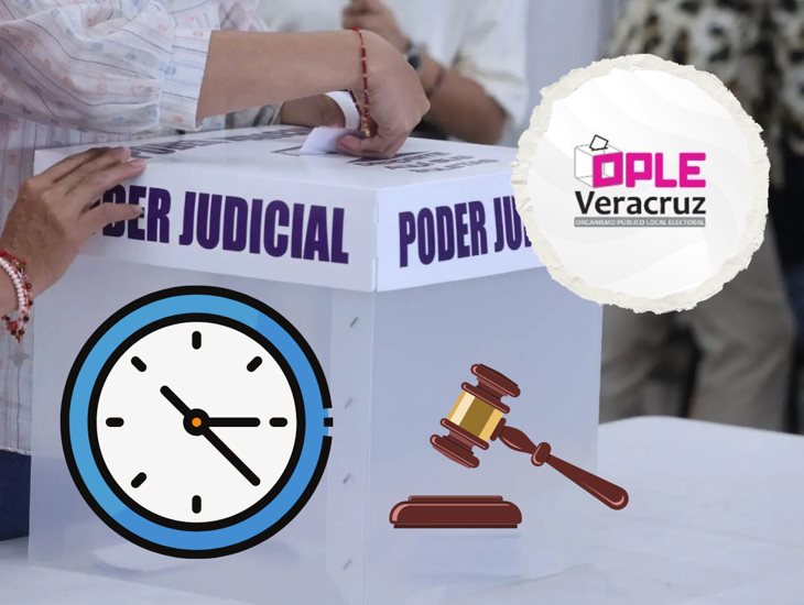 Elección judicial en Veracruz: A esta hora se conocerán los primeros resultados