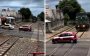 Captan en VIDEO a taxi salvándose de ser arrollado por el tren en Veracruz