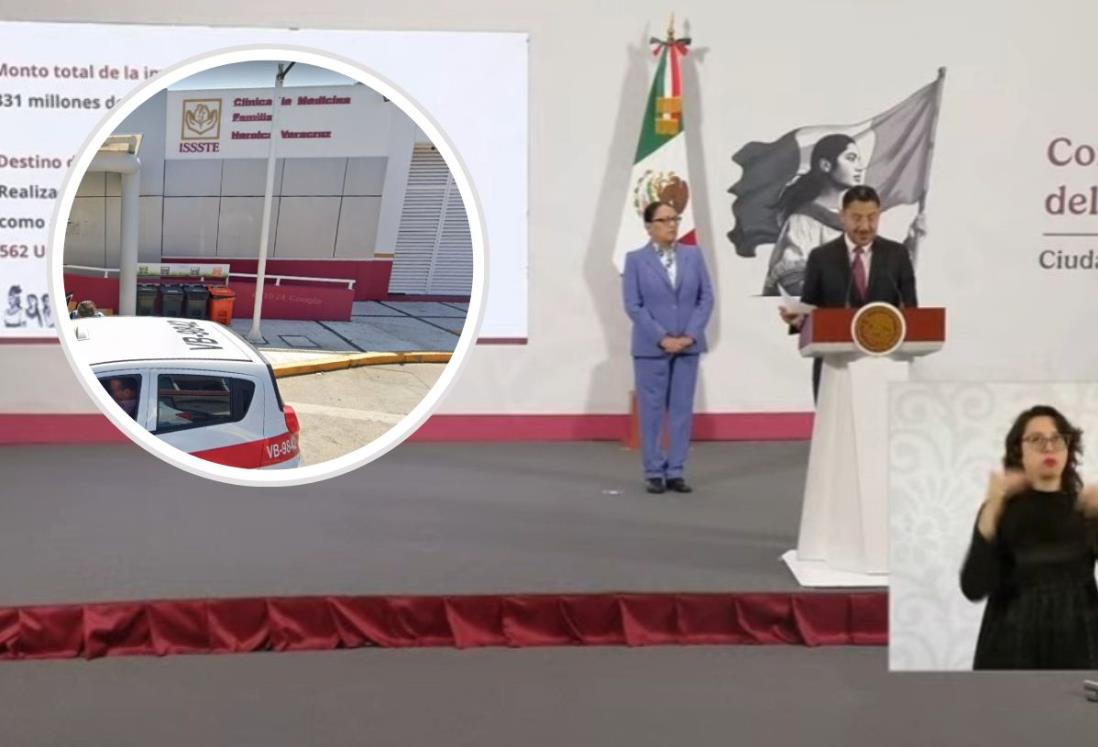 Invierte gobierno federal 1 millón 100 mil pesos en remodelación de clínica del ISSSTE en Veracruz