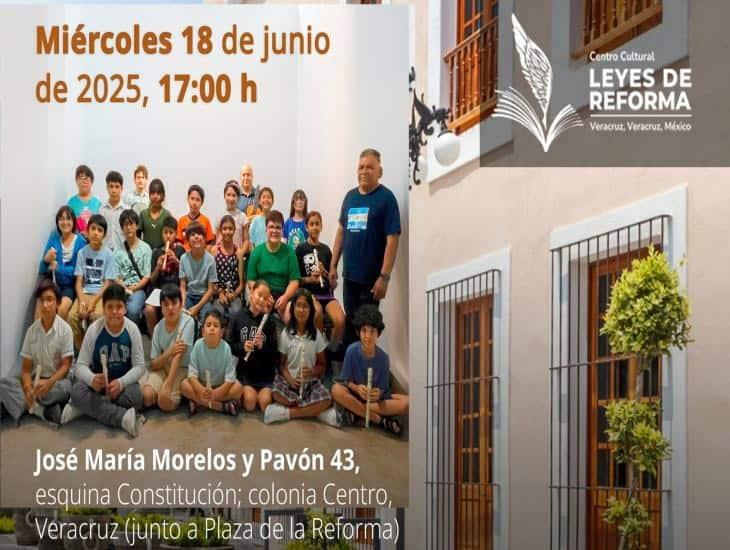 Estudiantes del CIMI invitan a recital en el Centro Cultural Leyes de Reforma
