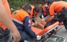 Accidente en Tierra Blanca deja a mujer lesionada tras derrapar en su moto