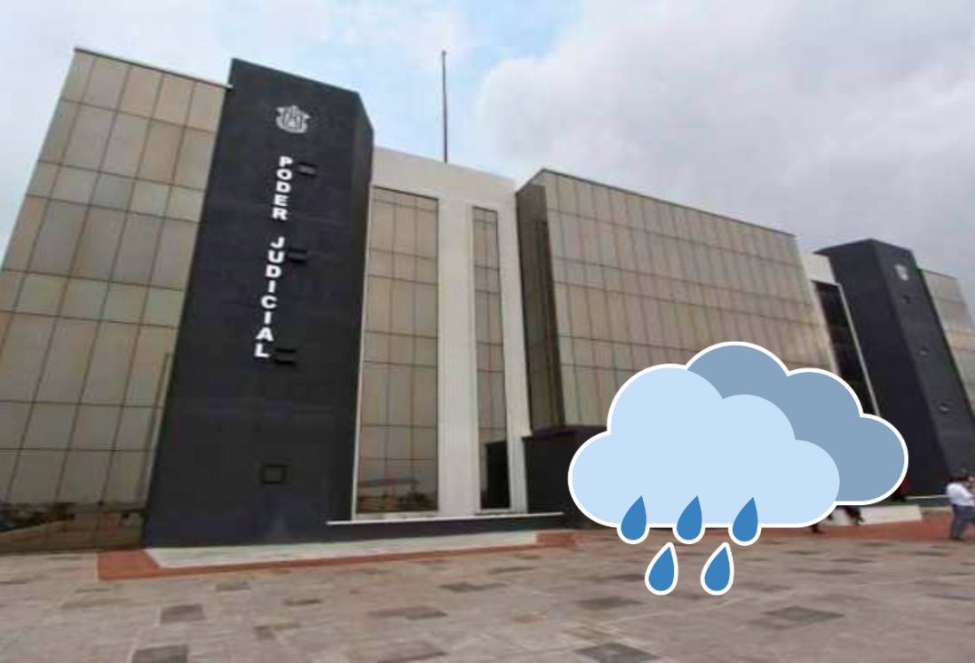 Llaman a prevenir daños en Ciudad Judicial de Veracruz ante primeras lluvias del 2025