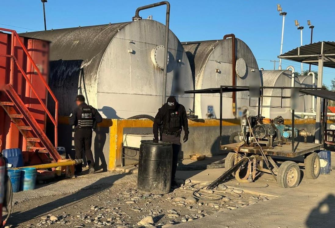 Aseguran en cateo en Nuevo León más de un millón de litros de hidrocarburo
