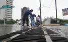 Atienden zonas de encharcamiento por lluvias en Boca del Río