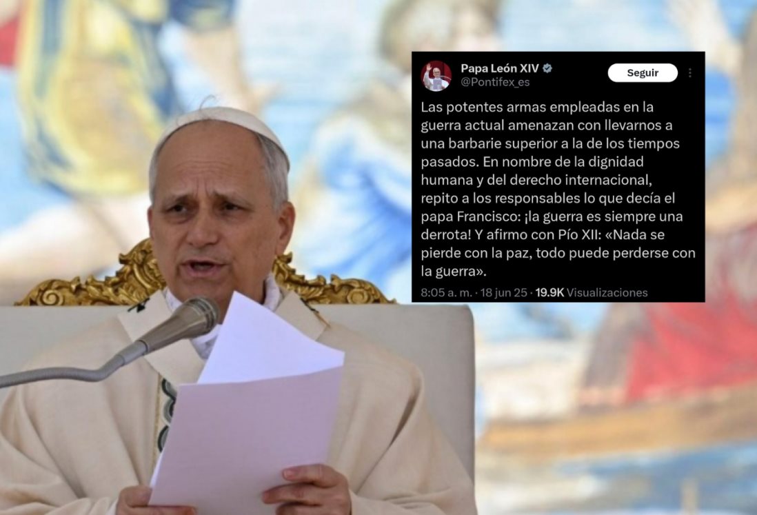 Papa León XIV advierte que la guerra actual es "superior a la de tiempos pasados" y acerca al mundo a una barbarie