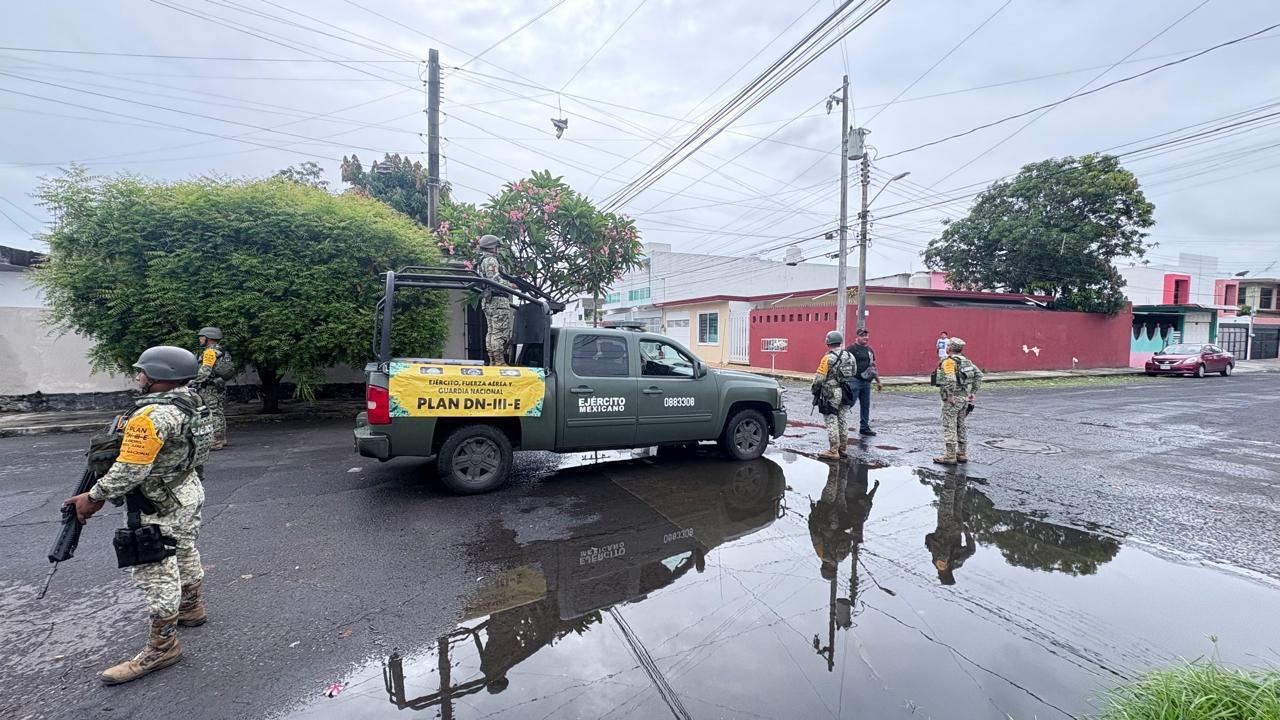 Sedena activa Plan DN III-E por afectaciones de lluvias en Veracruz y Boca del Río