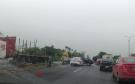 Se accidenta auto y taxi en la carretera Veracruz - Xalapa