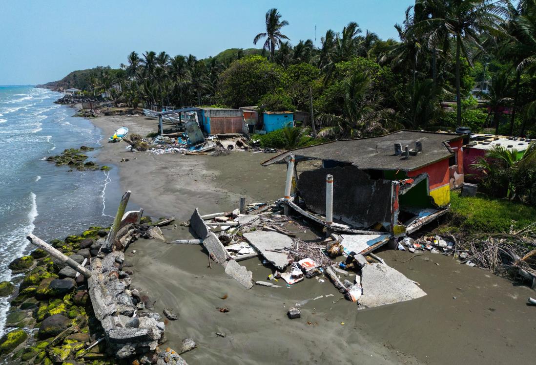 Las Barrancas, Veracruz: un pueblo devorado por el mar